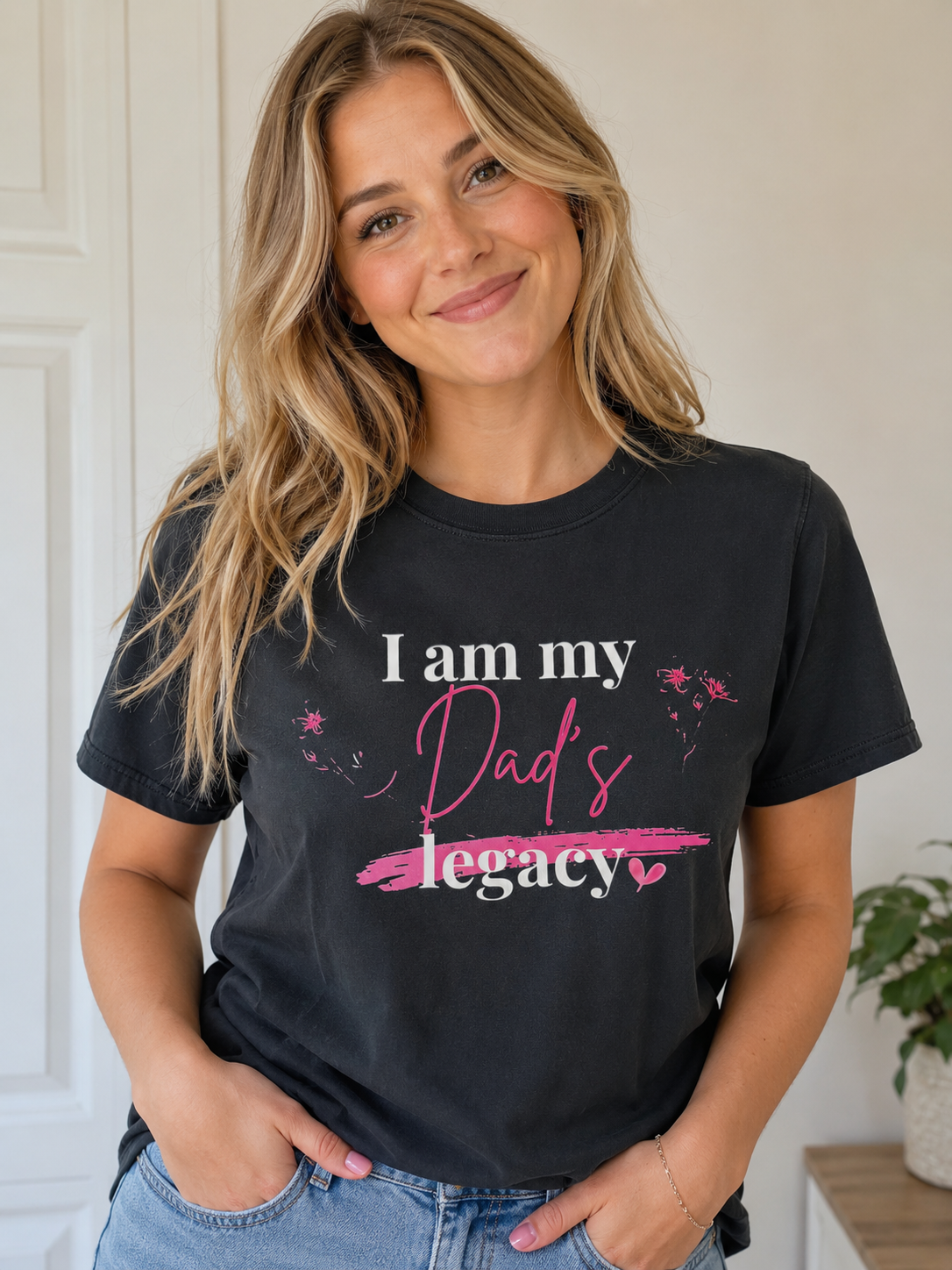 I am my Dad's Legacy Tee - Black
