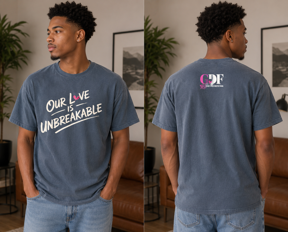 Our Love is Unbreakable Tee - Denim