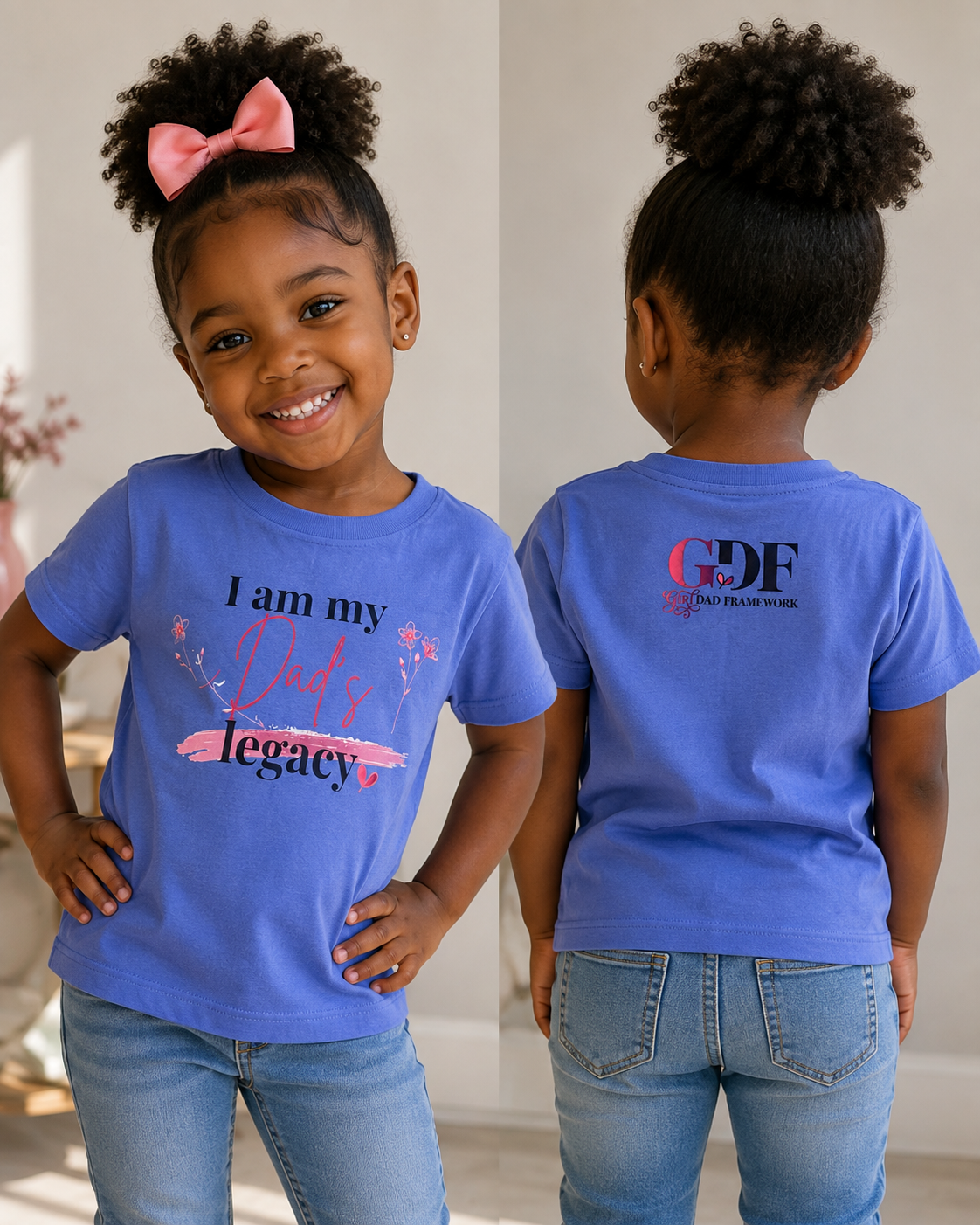 I am my Dad's Legacy Tee - Purple
