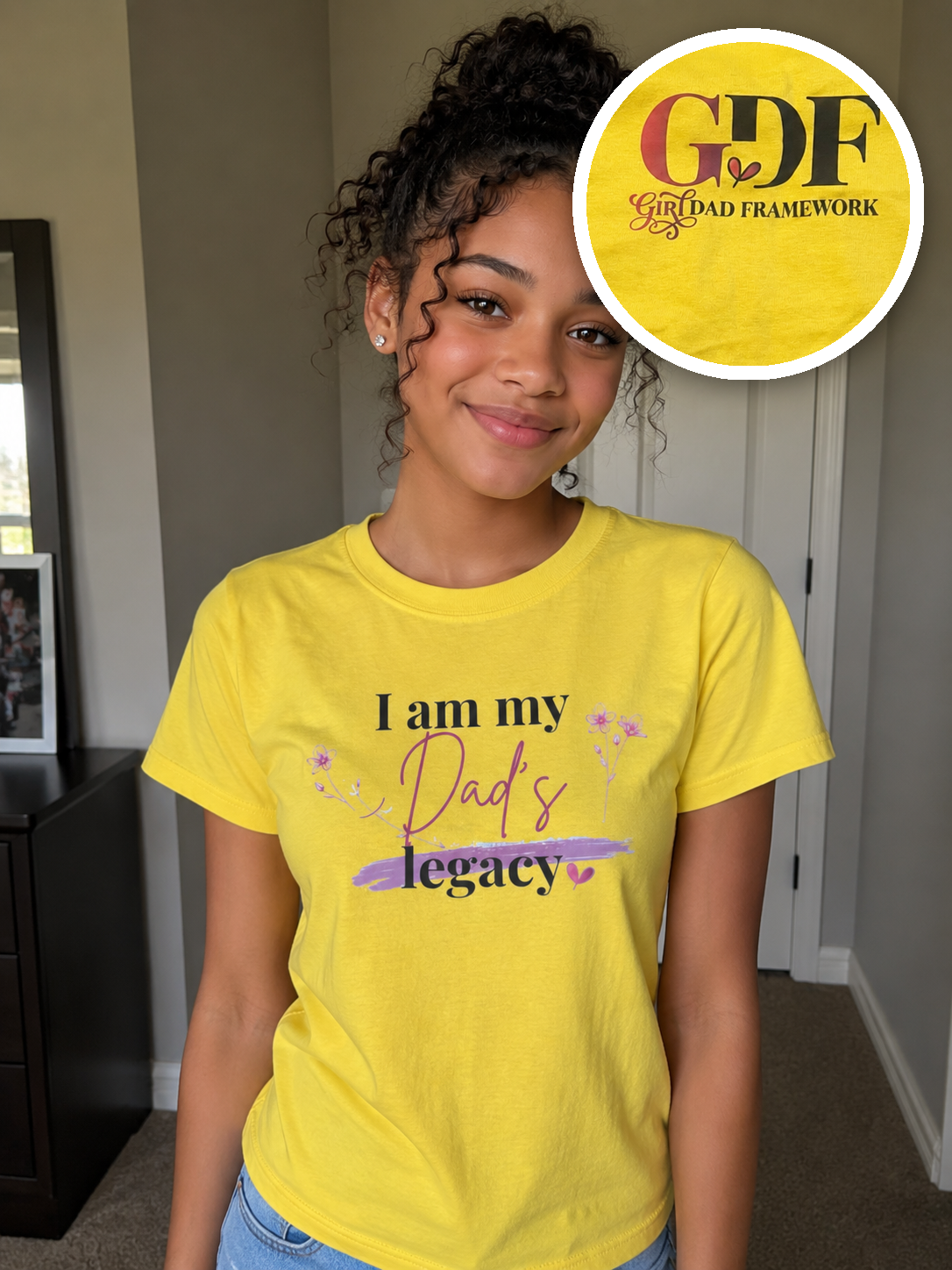 I am my Dad's Legacy Tee - Yellow